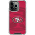 NFL San Francisco 49ers Double Vision iPhone 16 Pro Clear Case